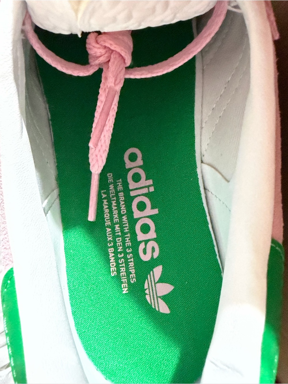 Adidas Gazelle Bold W Pink Green Platform Sneakers NIB 7.5 - Picture 5 of 8